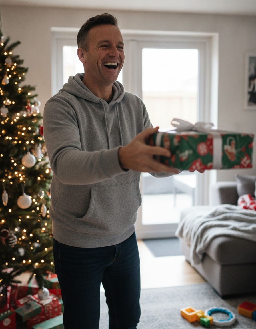 Person recording a short video message on their phone